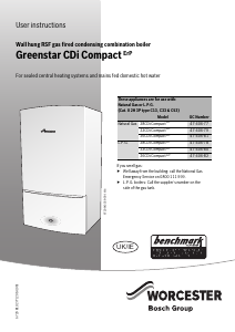 Bruksanvisning Worcester Greenstar 36CDi Compact Gaspanna