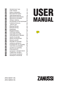 Manual Zanussi ZHC62642XA Exaustor