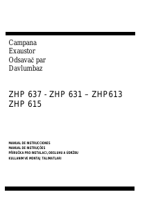 Manual Zanussi ZHP615N Exaustor