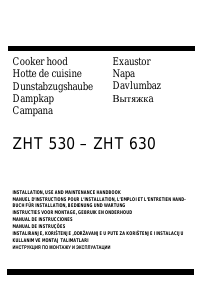 Manual Zanussi ZHT630M Cooker Hood
