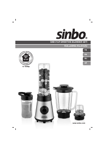 Manual Sinbo SHB 3149 Blender