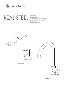 Manual de uso Newform 63435X Real Steel Grifería