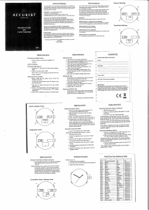 Handleiding Accurist 7042 Chronograph Horloge