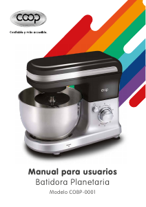 Manual de uso Coop COBP-0001 Batidora de pie