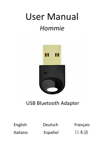 Mode d’emploi Hommie BT-06A Adaptateur bluetooth