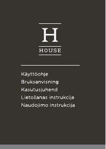 Käyttöohje House GTM-8310A Tehosekoitin