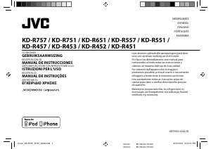 Manual JVC KD-R451 Auto-rádio