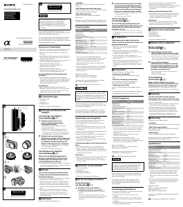 Manual Sony ZV-E10L Lente