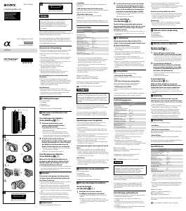 Bedienungsanleitung Sony ZV-E10L Objektiv