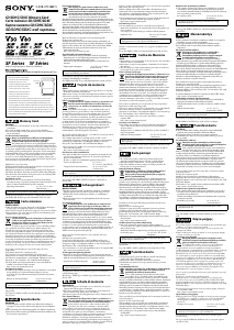 Használati útmutató Sony SF-E128 SD-kártya