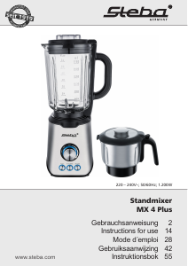 Handleiding Steba MX4 Plus Blender