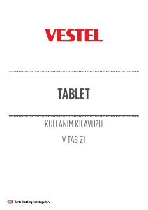 Kullanım kılavuzu Vestel V Tab Z1 Tablet