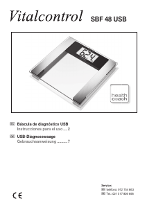 Bedienungsanleitung Vitalcontrol SBF 48 USB Waage