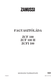 Használati útmutató Zanussi ZCF 100 Fagyasztó