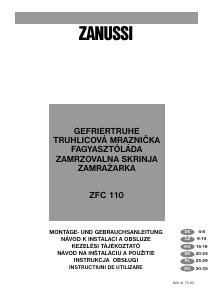 Használati útmutató Zanussi ZFC 110 Fagyasztó