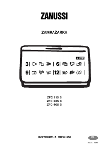 Instrukcja Zanussi ZFC 215 B Zamrażarka