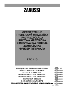 Instrukcja Zanussi ZFC 270 Zamrażarka