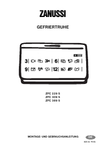 Bedienungsanleitung Zanussi ZFC 389 S Gefrierschrank