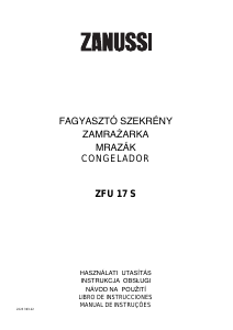 Manual de uso Zanussi ZFU 17 S Congelador