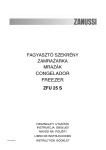 Instrukcja Zanussi ZFU 25 S Zamrażarka