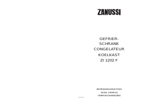 Mode d’emploi Zanussi ZI 1202 F Congélateur