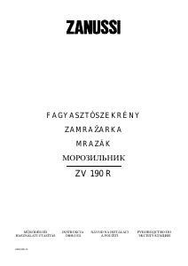 Instrukcja Zanussi ZVC 190 C Zamrażarka