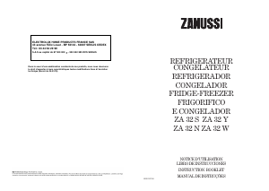 Manual de uso Zanussi ZA32Y Frigorífico combinado