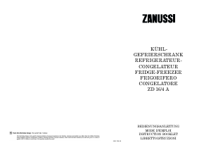 Mode d’emploi Zanussi ZD16/4A Réfrigérateur combiné