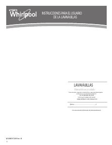 Manual de uso Whirlpool 7MWDF820SFDM Lavavajillas