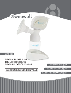 Kullanım kılavuzu Weewell WPB 820 Göğüs pompası