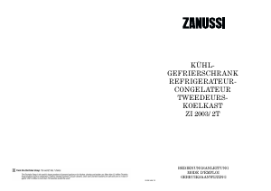 Mode d’emploi Zanussi ZI2003/2T Réfrigérateur combiné