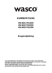 Brugsanvisning Wasco FB203H (HN 6022) Fryser
