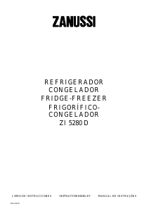Manual de uso Zanussi ZI5280D Frigorífico combinado