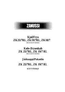 Brugsanvisning Zanussi ZK25/7RL Køle-fryseskab