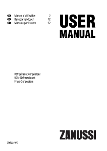 Manuale Zanussi ZRB227WO Frigorifero-congelatore