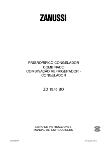 Manual de uso Zanussi ZRD23JA Frigorífico combinado