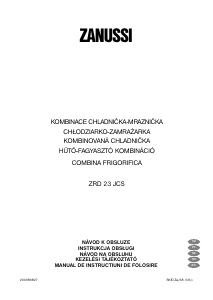 Használati útmutató Zanussi ZRD23JCS Hűtő és fagyasztó