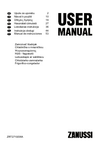 Instrukcja Zanussi ZRT27100WA Lodówko-zamrażarka