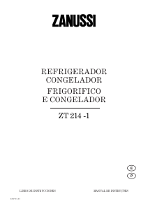 Manual Zanussi ZT214-1 Frigorífico combinado