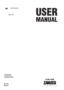 Manual Zanussi ZGG640ITNC Oven