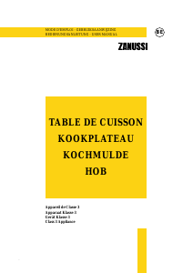 Mode d’emploi Zanussi ZGG643ICY Four