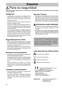 Manual de uso Zanussi ZHQ631X Horno