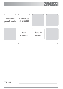Manual de uso Zanussi ZOB181CC Horno