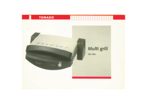 Handleiding Tomado TM-1301 Contactgrill