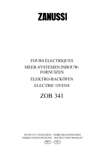 Mode d’emploi Zanussi ZOB341X Four