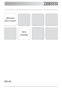 Manual de uso Zanussi ZOB462X Horno