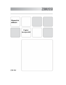 Manual Zanussi ZOB592XQ Cuptor