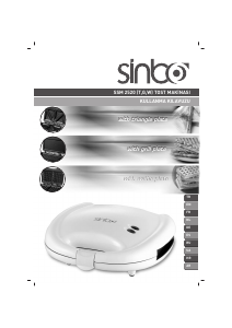 Handleiding Sinbo SSM 2520 Contactgrill