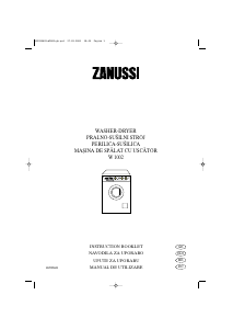 Manual Zanussi W1002 Mașină de spalat cu uscator