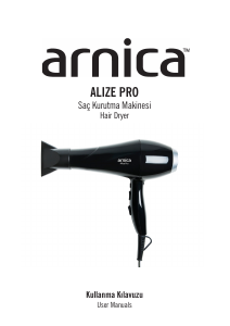 Kullanım kılavuzu Arnica KB41210 Alize Pro Saç kurutma makinesi
